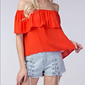 Sadie Off the Shoulder Ruffle